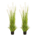 SOGA 2X 150cm Wheat Plume Grass Artificial Plant, Home Decor
