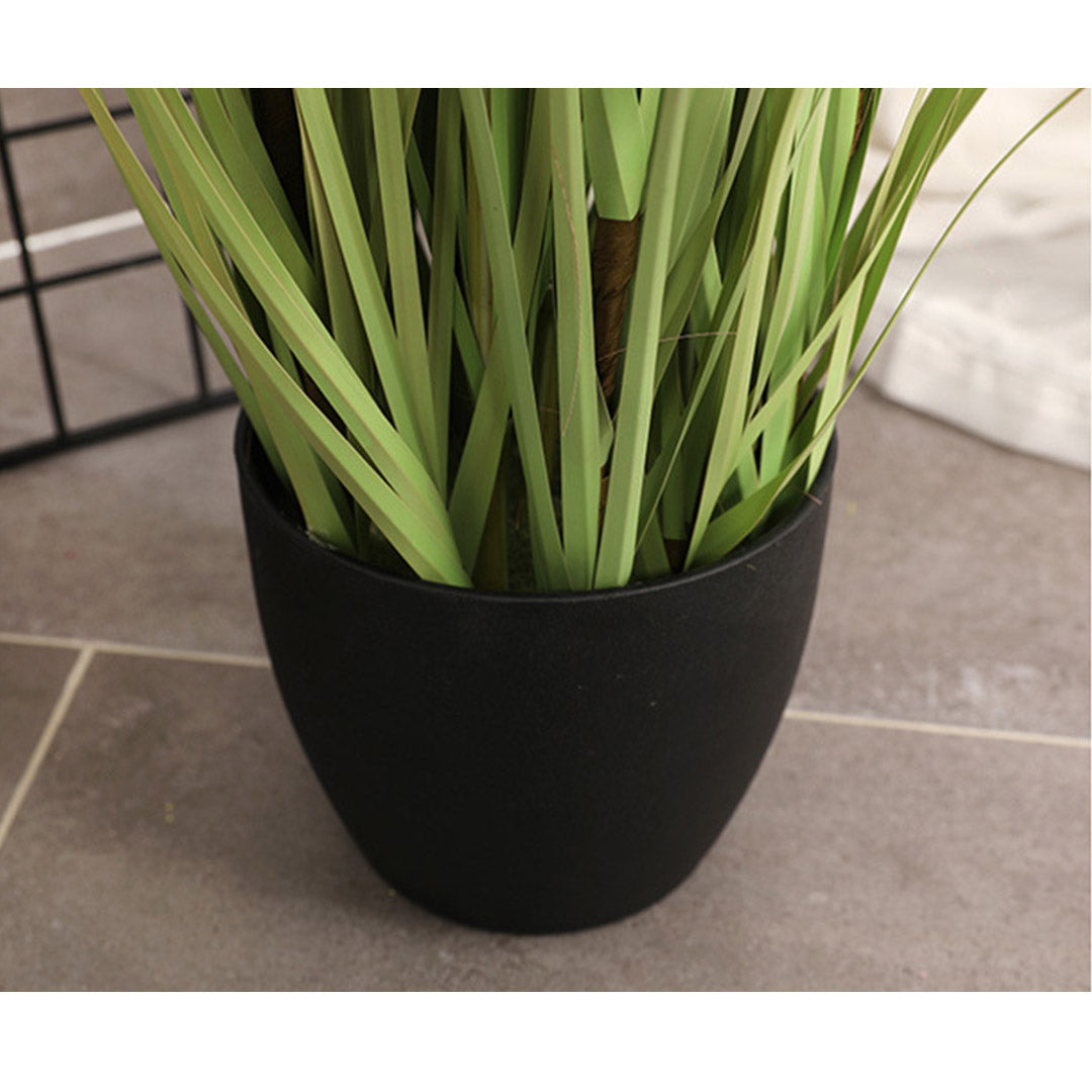 NNEAGS 120cm Green Artificial Indoor Potted Reed Grass Tree Fake Plant Simulation Decorative