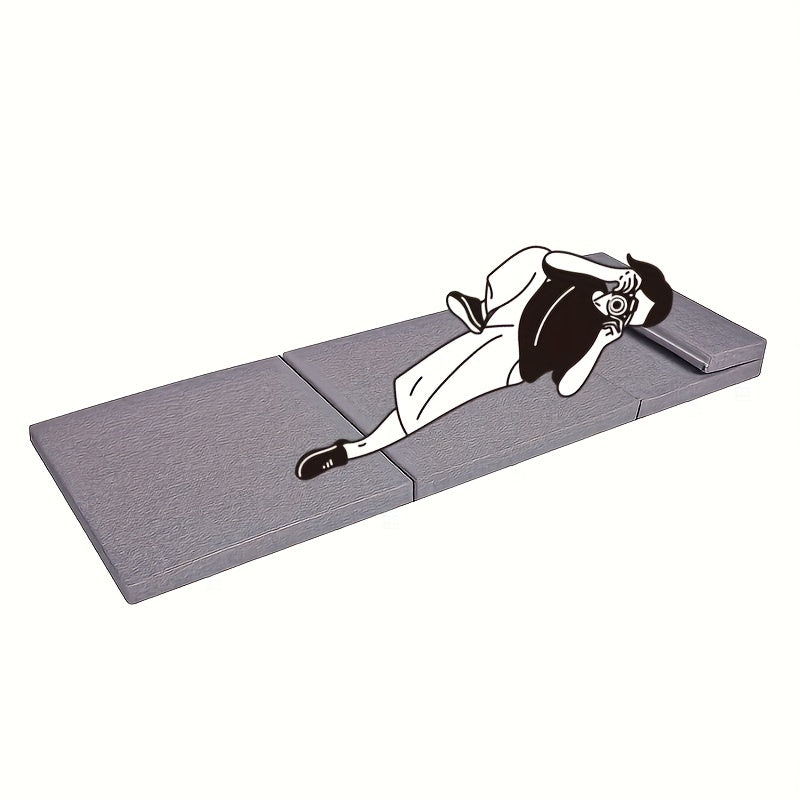 NNETM Three-Layer Folding Mattress Topper Lightweight & Portable