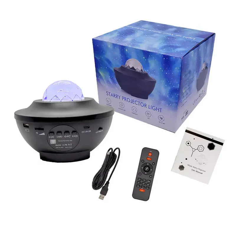 Star Projector Galaxy Projector with Remote Control - 3-in-1 Night Light