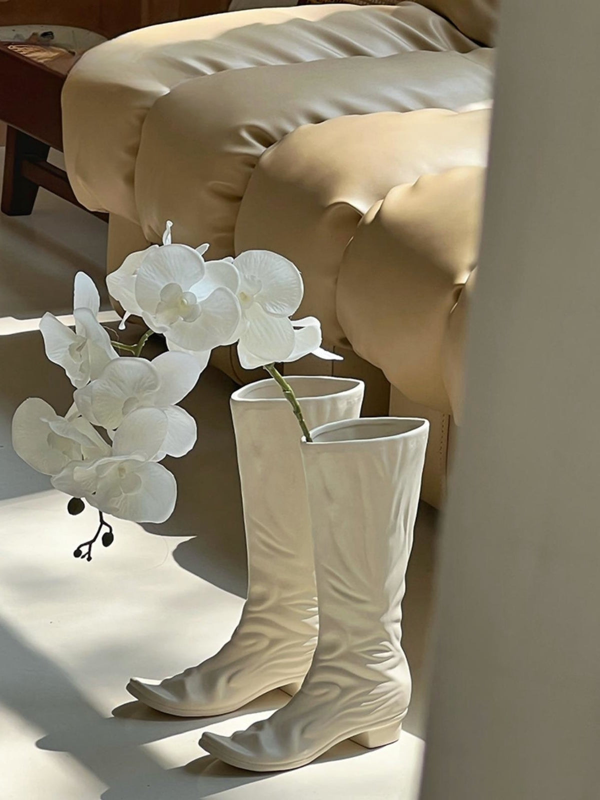 Boots Shaped Ceramic Vase