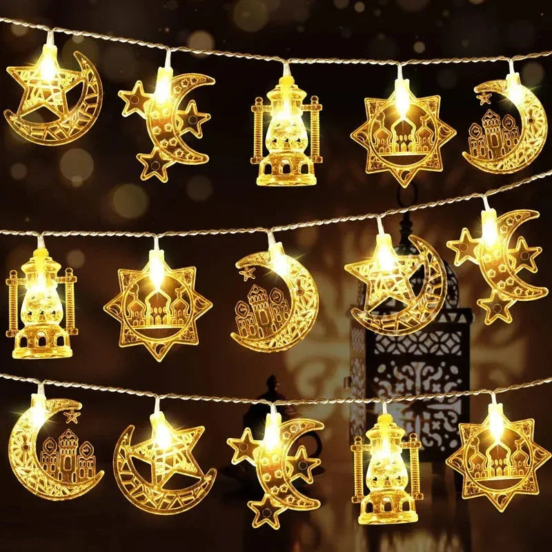1.5M EID Mubarak LED String Lights