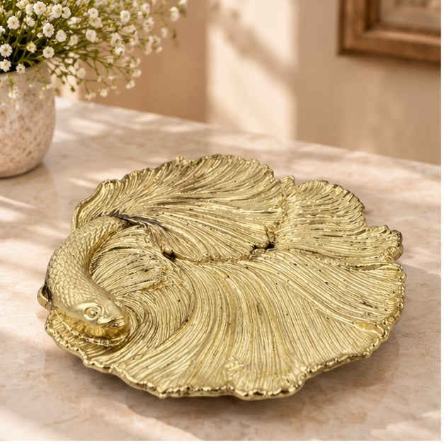 Betta Fish Decorative Metal Tray