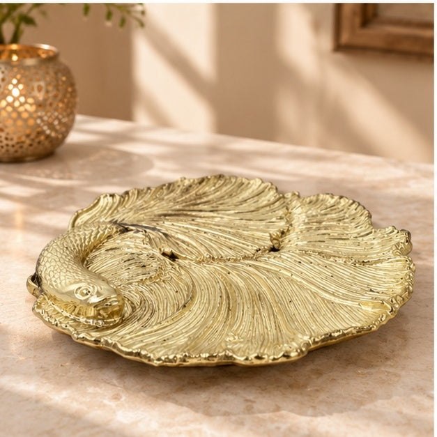 Betta Fish Decorative Metal Tray