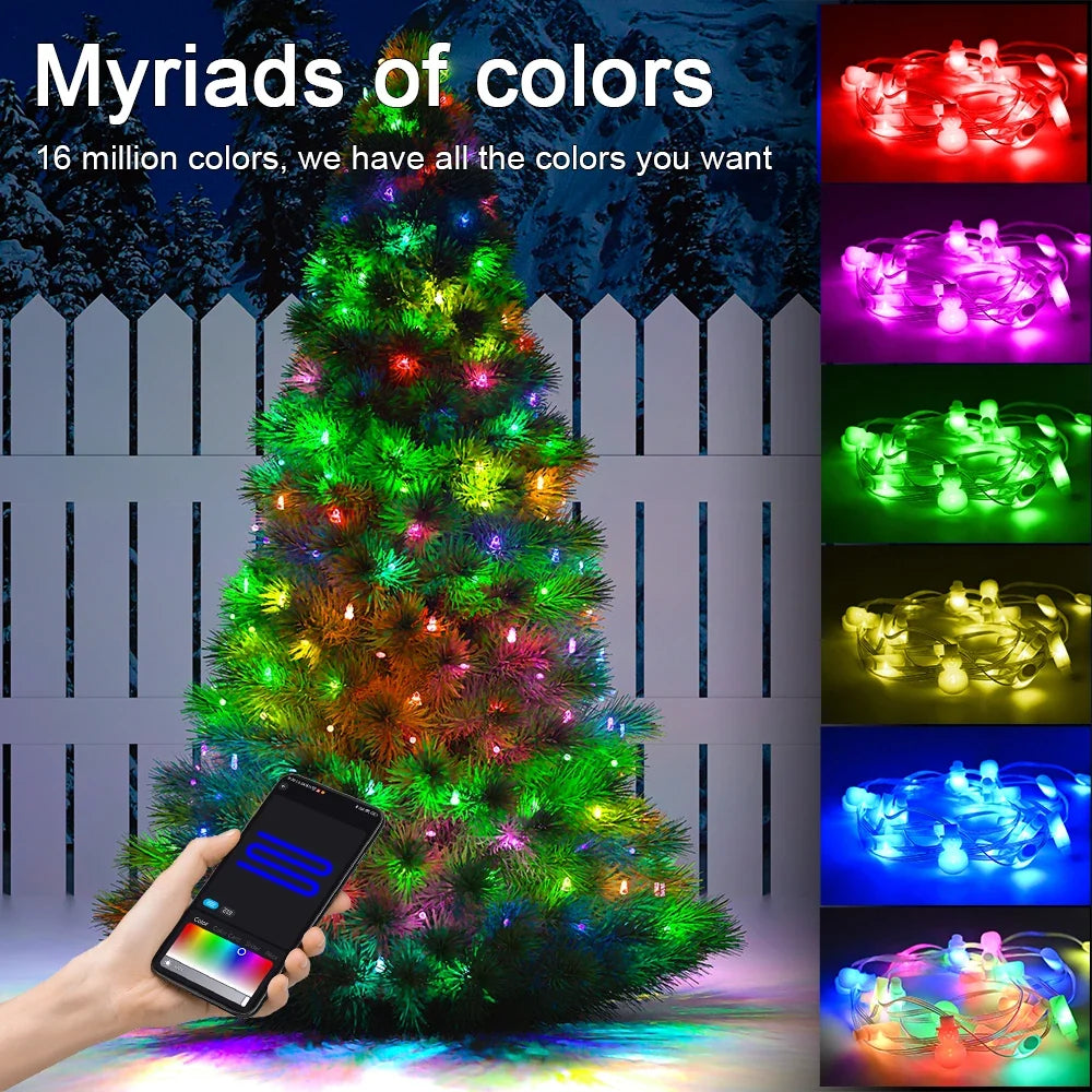 NNEOBA Outdoor Waterproof LED Rope Strip Lights