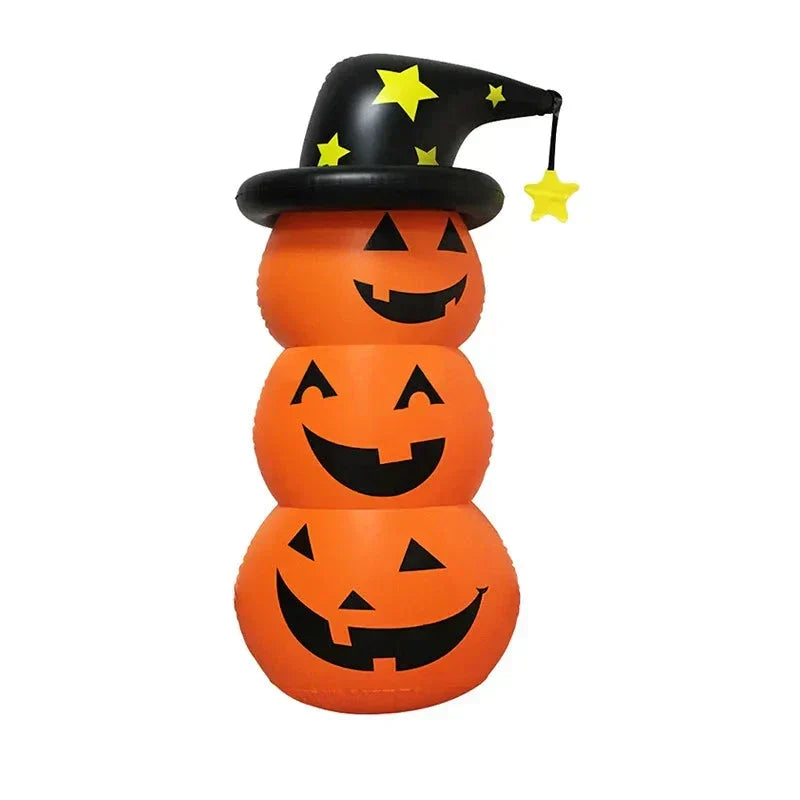 Inflatable Halloween Pumpkin Tumbler Outdoor Holiday Decor