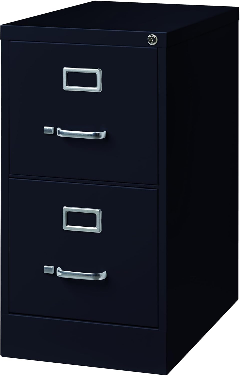 Black Commercial 25-Inch Deep Vertical Filing Cabinet