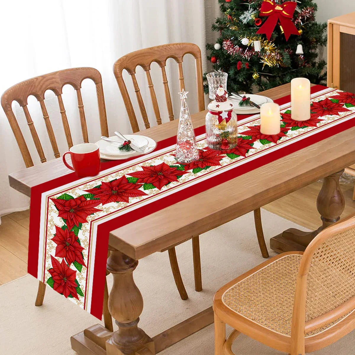 Christmas Table Runner Holiday Decor
