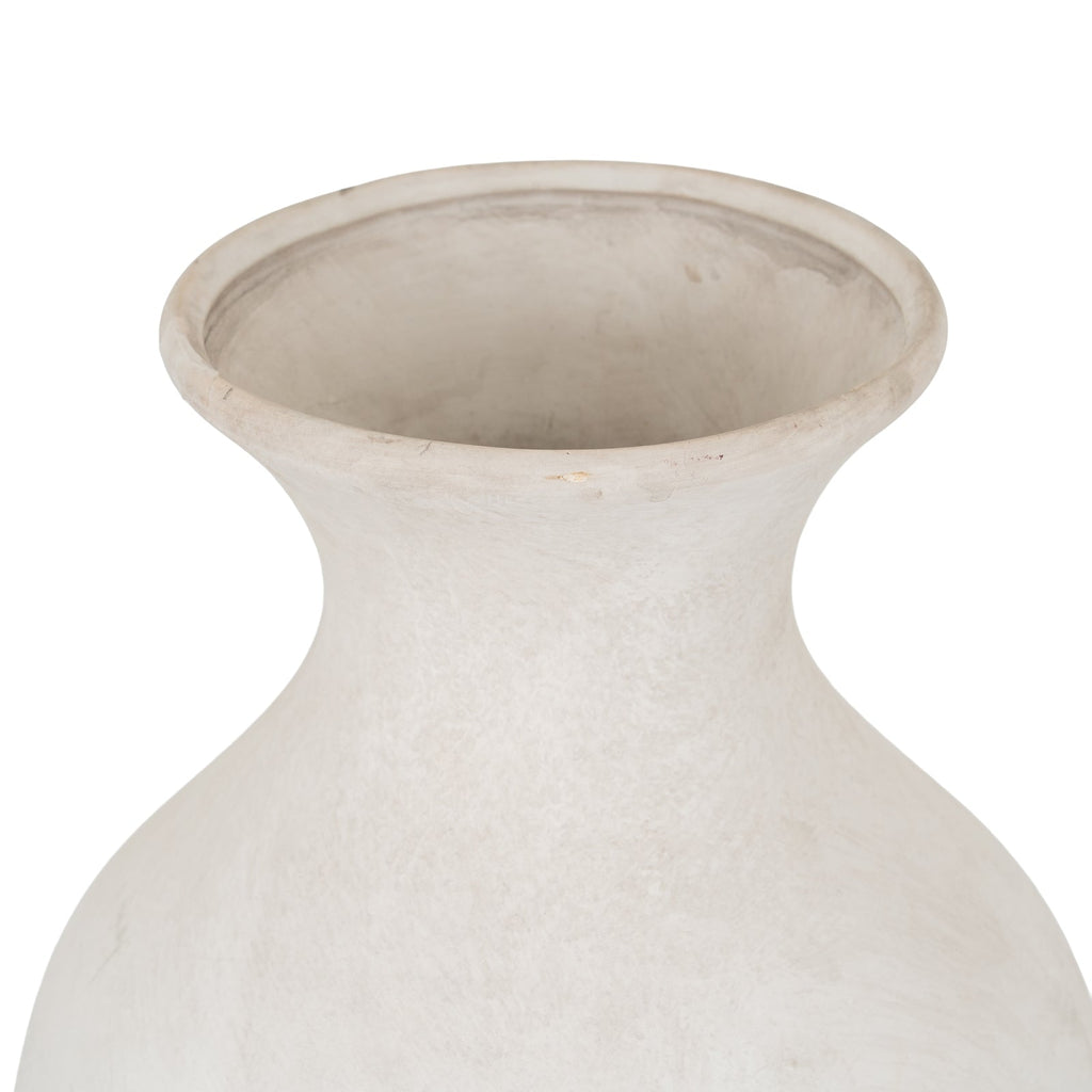 Darcy Ople Stone Vase - Stone Ceramic Decorative Vase