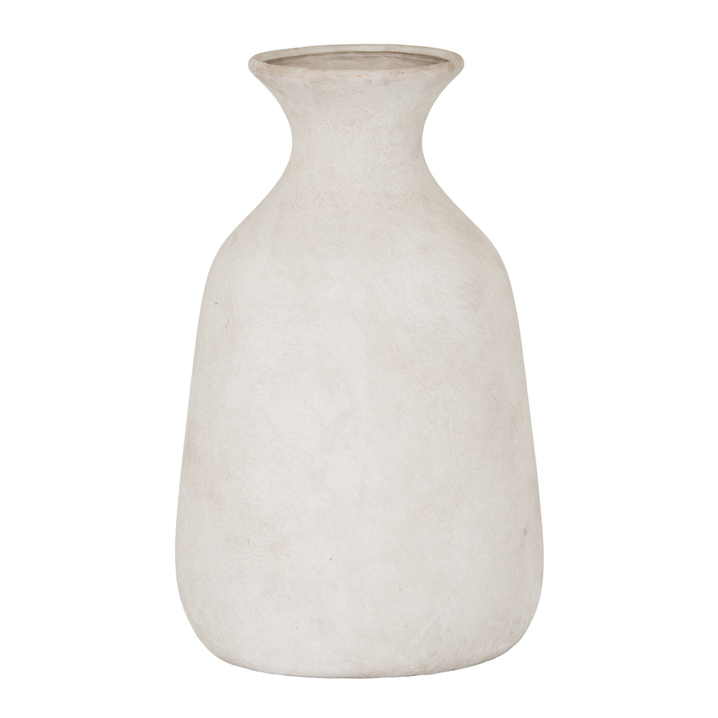 Darcy Ople Stone Vase - Stone Ceramic Decorative Vase