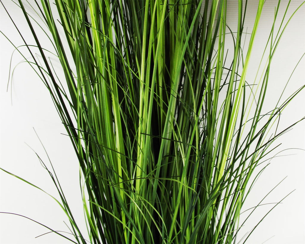 130cm Artificial Onion Grass Plant with Silver Metal Plater