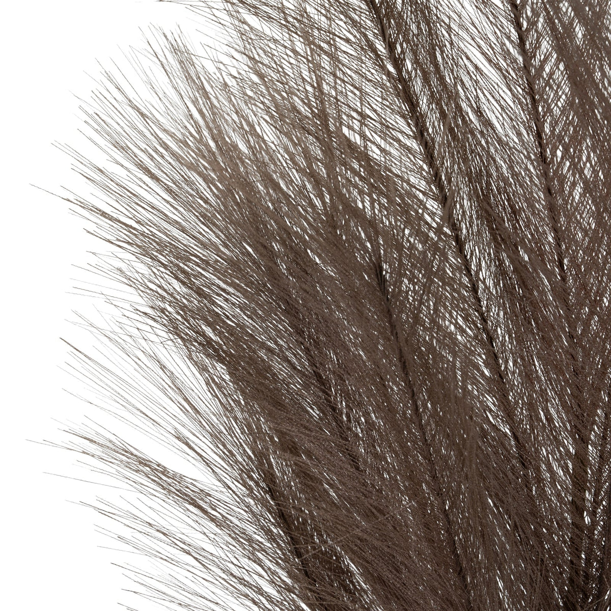 Grey Faux Pampas Grass Stem for Floral Arrangements