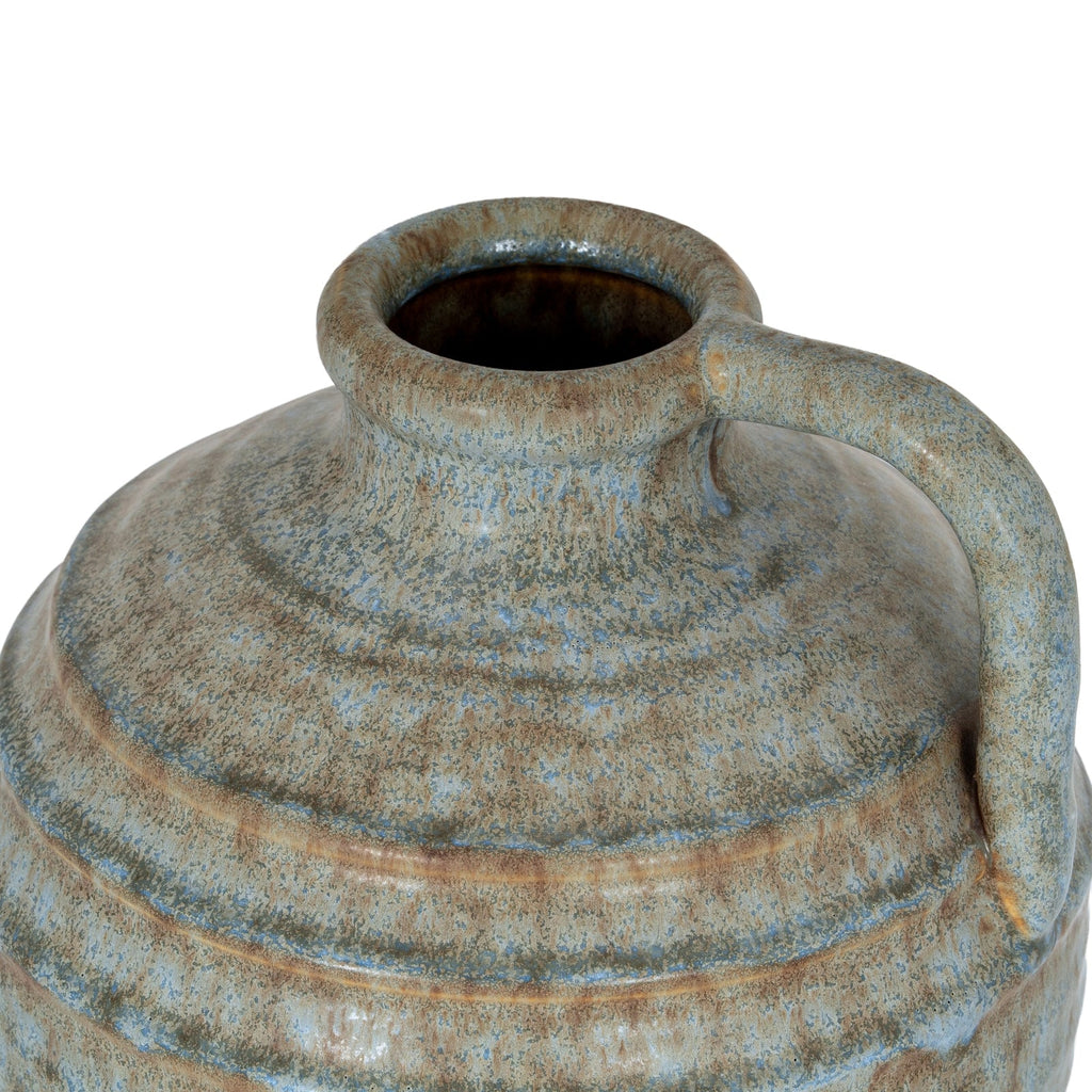 Capella Krater Jug Vase - White Ceramic Decorative Vase