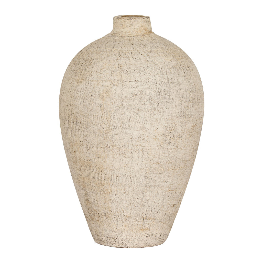 Morrow Medium Vase - Neutral Ceramic Decorative Vase