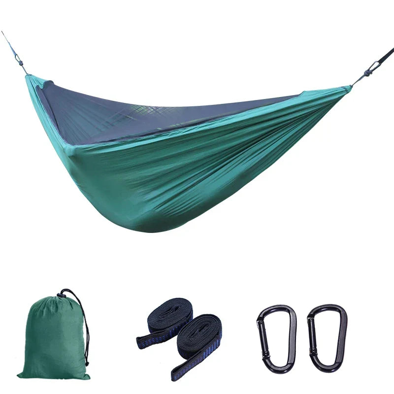 2-Person Camping Hammock with Straps