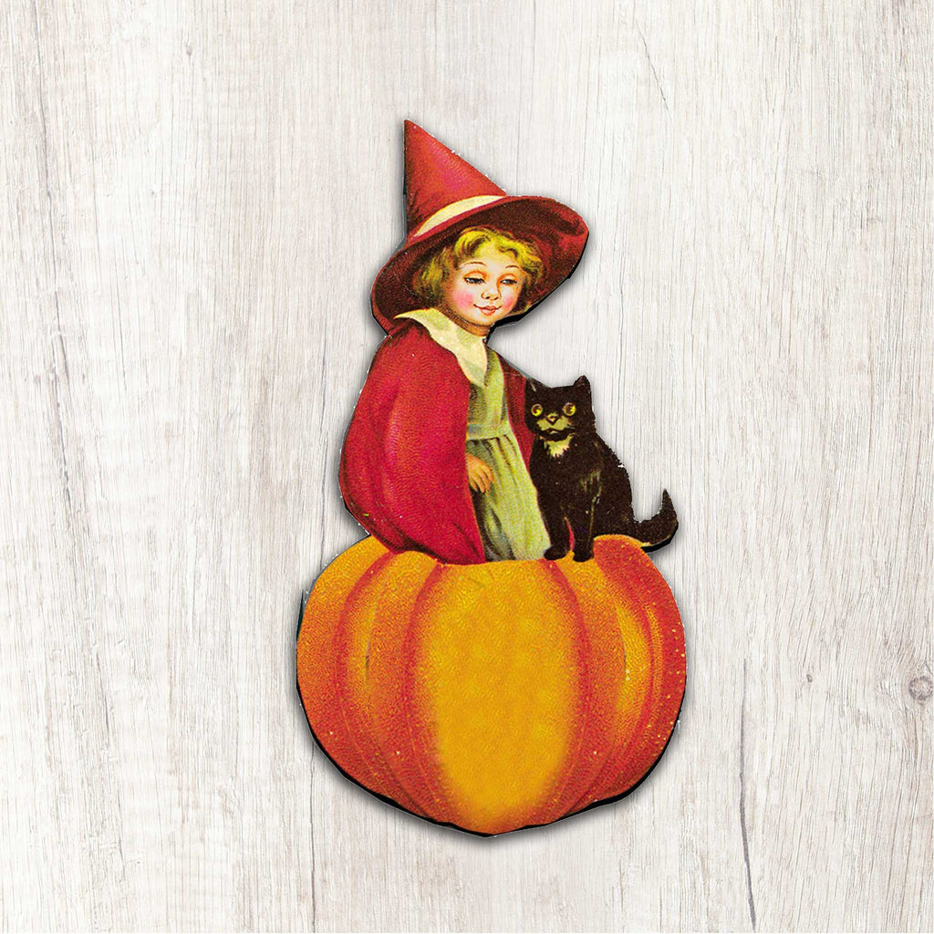 Pumpkin Fairy Halloween Door Decor by G. DeBrekht - Thanksgiving Halloween Decor - 8193157H
