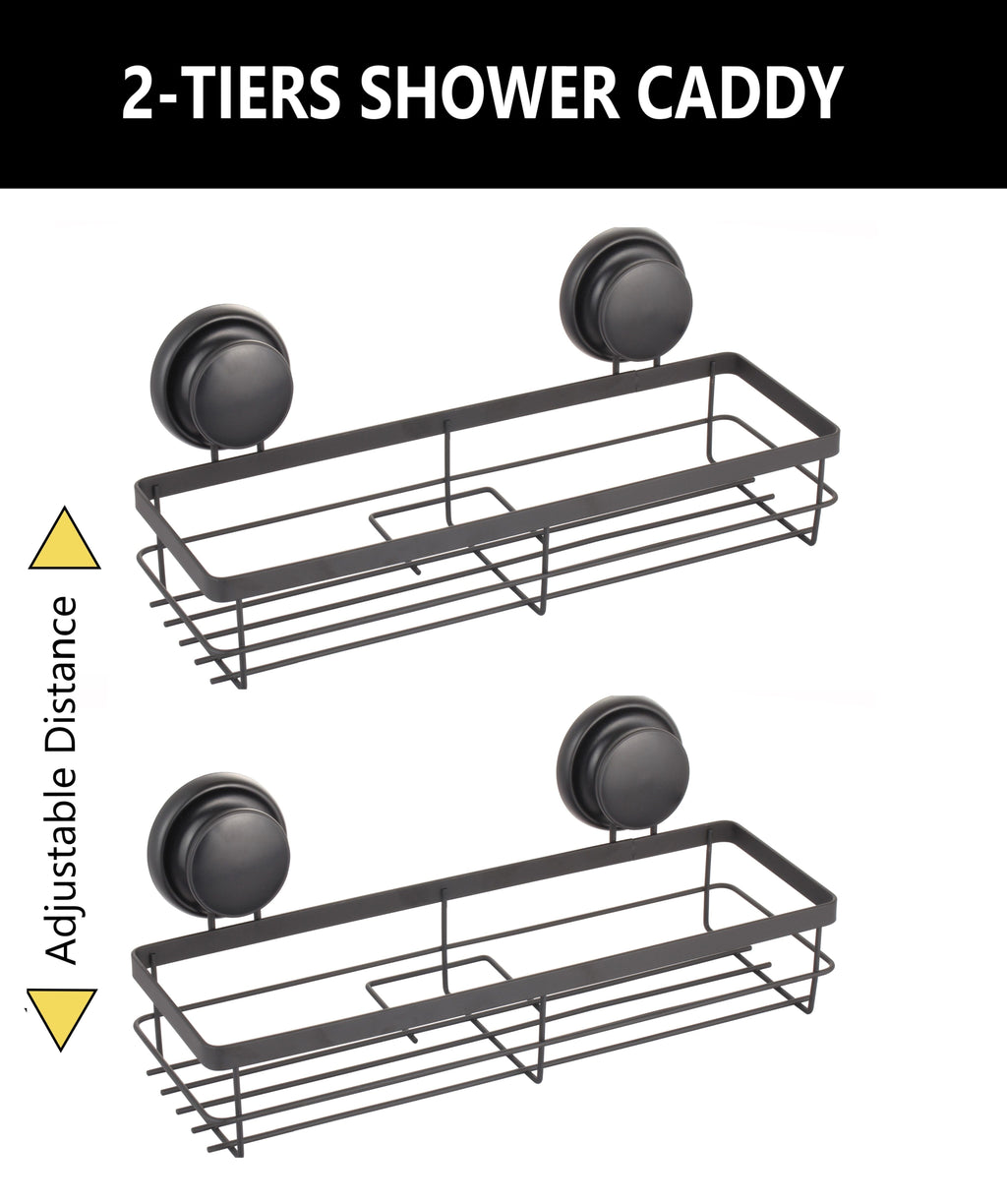 2-Pack Metal Corner Shower Caddy Shelf - Caddy Shower