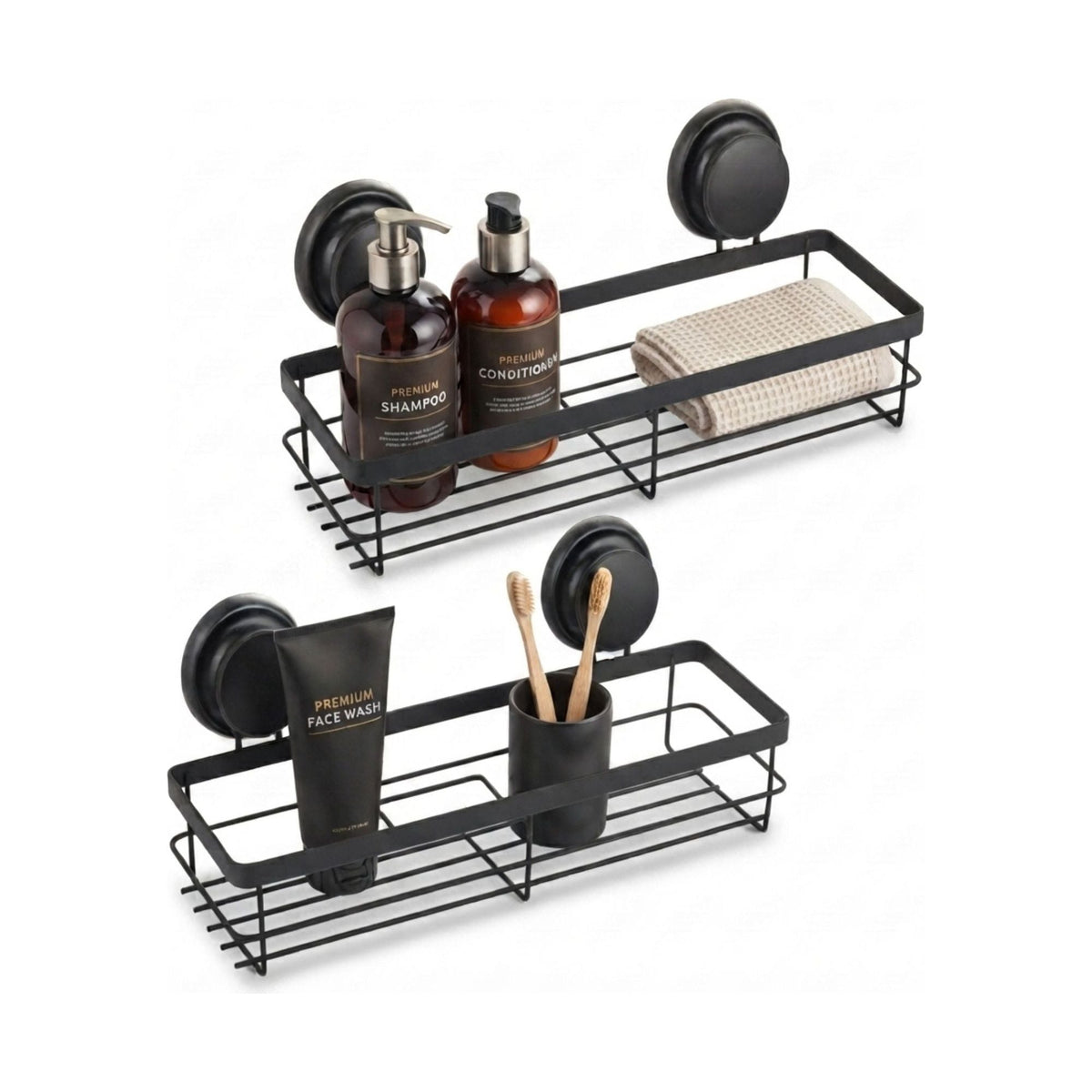2-Pack Metal Corner Shower Caddy Shelf - Caddy Shower