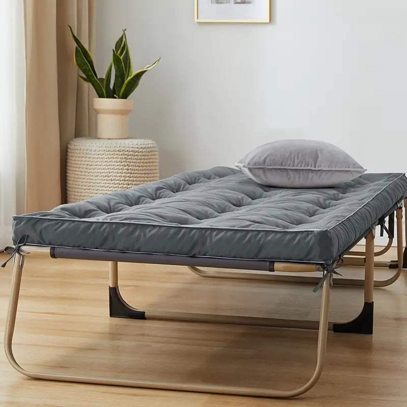 Thickened Single Mattress Topper - Portable Roll Up & Foldable Pad for Camping