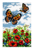 Meadow with Butterflies Summer Latch Hook Rug Kit by Orchidea 4252