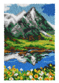 Mountain Landscape Alpine Latch Hook Rug Kit by Orchidea 4262