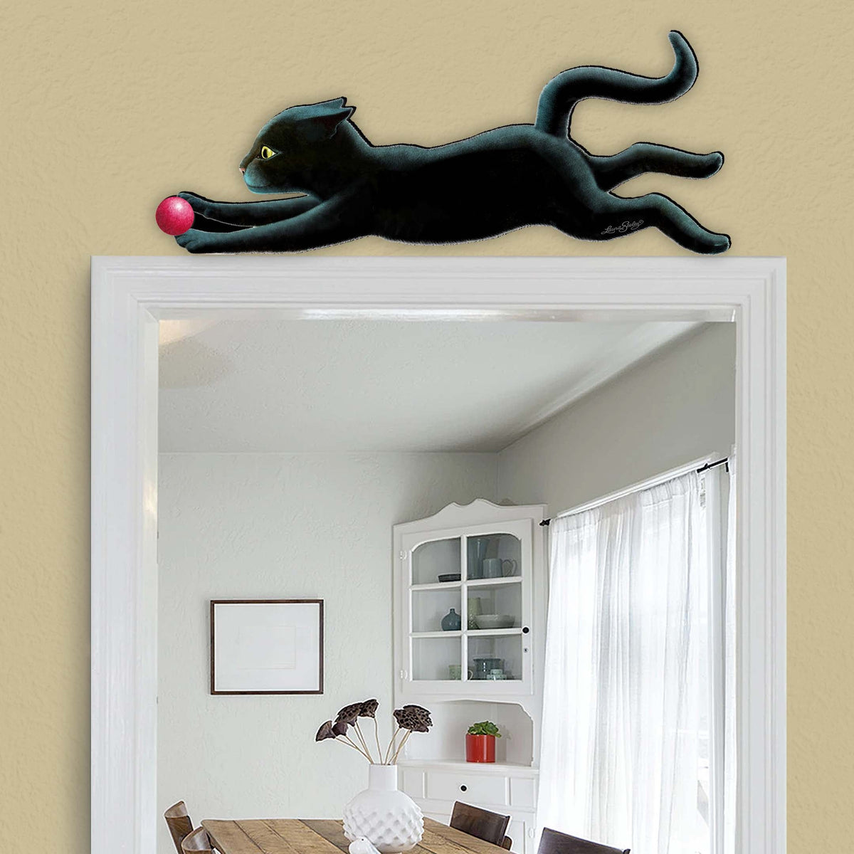 Black Cat Home Decor Outdoor Decor by L. Seeley - Pet Decor - 8512073F-LS