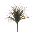 (5 Pack) Artificial Stem Brown Tipped Fake Grass Plant 35cm