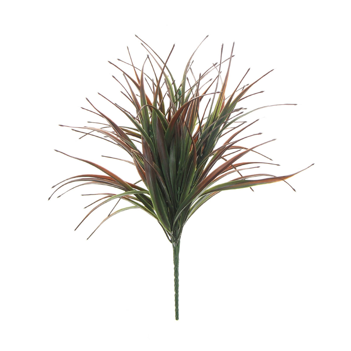 (5 Pack) Artificial Stem Brown Tipped Fake Grass Plant 35cm