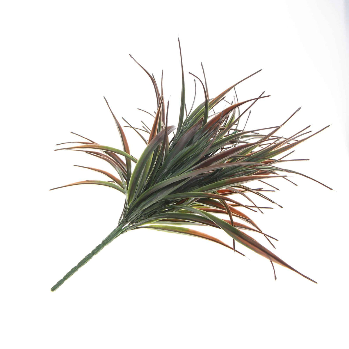 (5 Pack) Artificial Stem Brown Tipped Fake Grass Plant 35cm