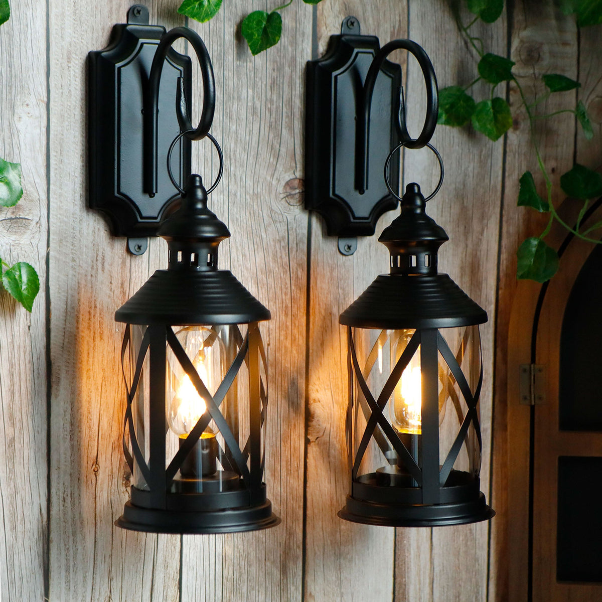 10'' Tall Decorative Cordless Table Lamps LED Edison Lights Hanging Lamps