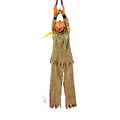 Pumpkin Head Pendant Halloween Decor with Sound and Lights