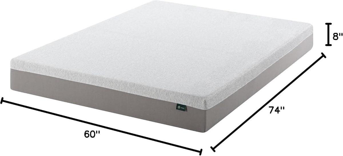 Temperature Regulating Short Queen Memory Foam Mattress