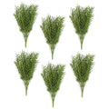 Pack of 6 x 40cm Fire Resistant Artificial Foliage Grass Stem