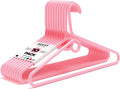 Pink Heavy Duty Hangers with Hooks (Carton of 100 Hangers)