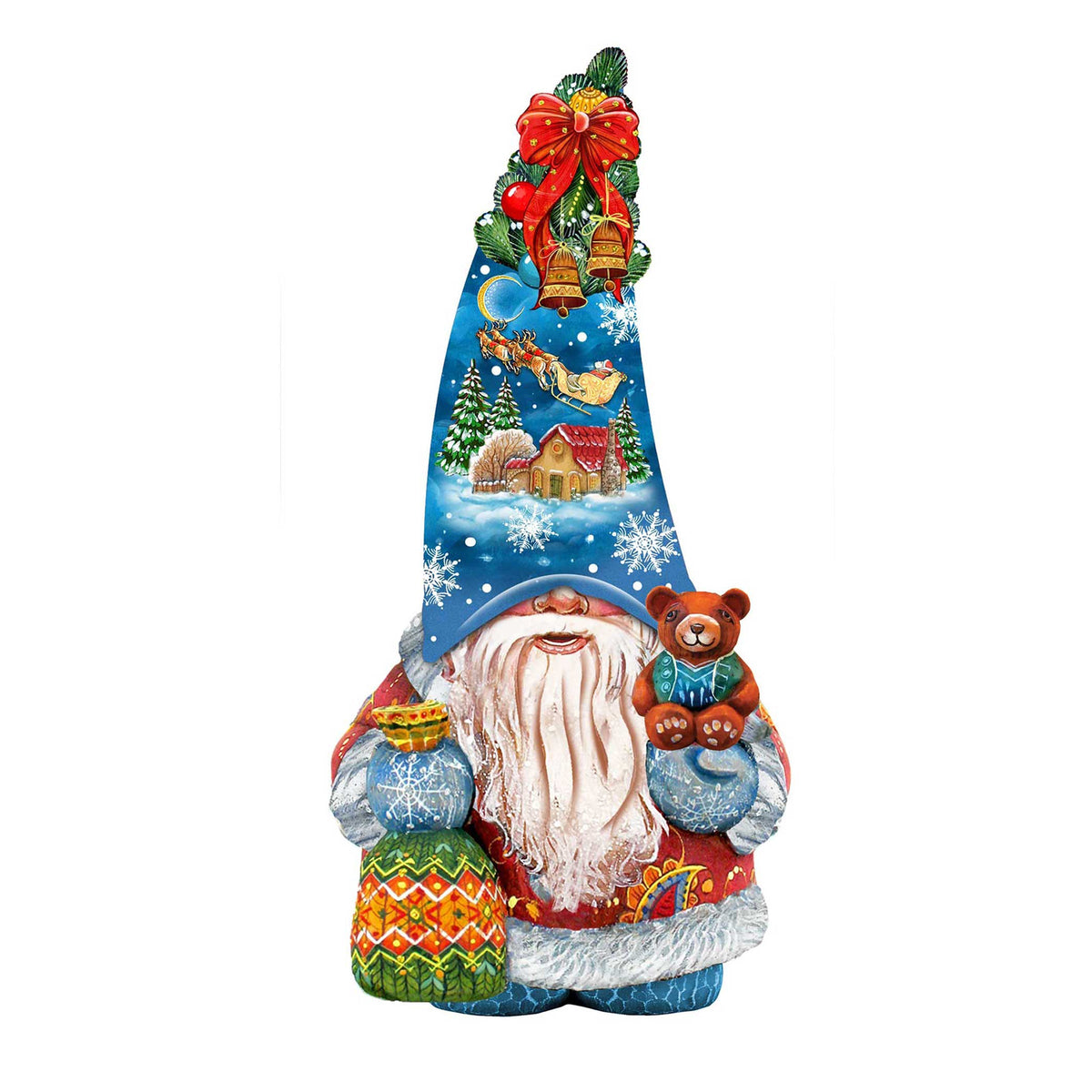 Christmas Gnome Holiday Door Decor by G. DeBrekht - Christmas Decor - 8611012H