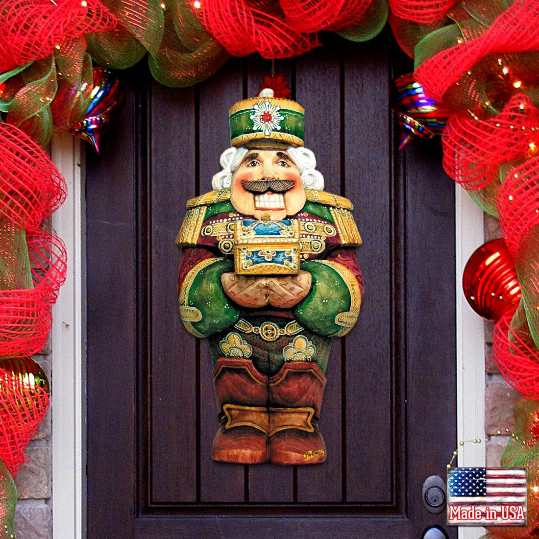 Nutcracker Holiday Door Decor by G. DeBrekht - Christmas Decor - 8153313H