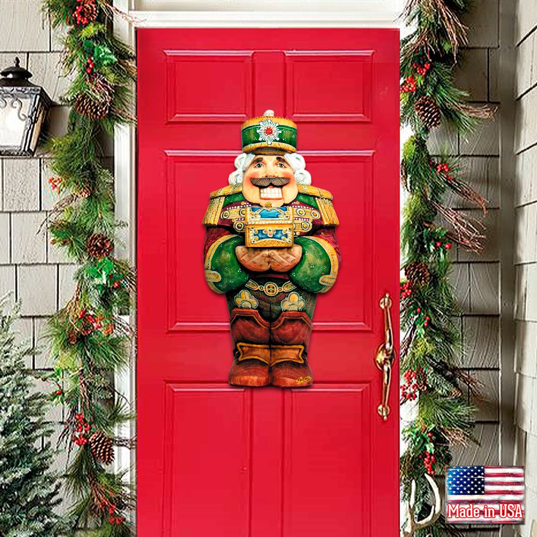 Nutcracker Holiday Door Decor by G. DeBrekht - Christmas Decor - 8153313H