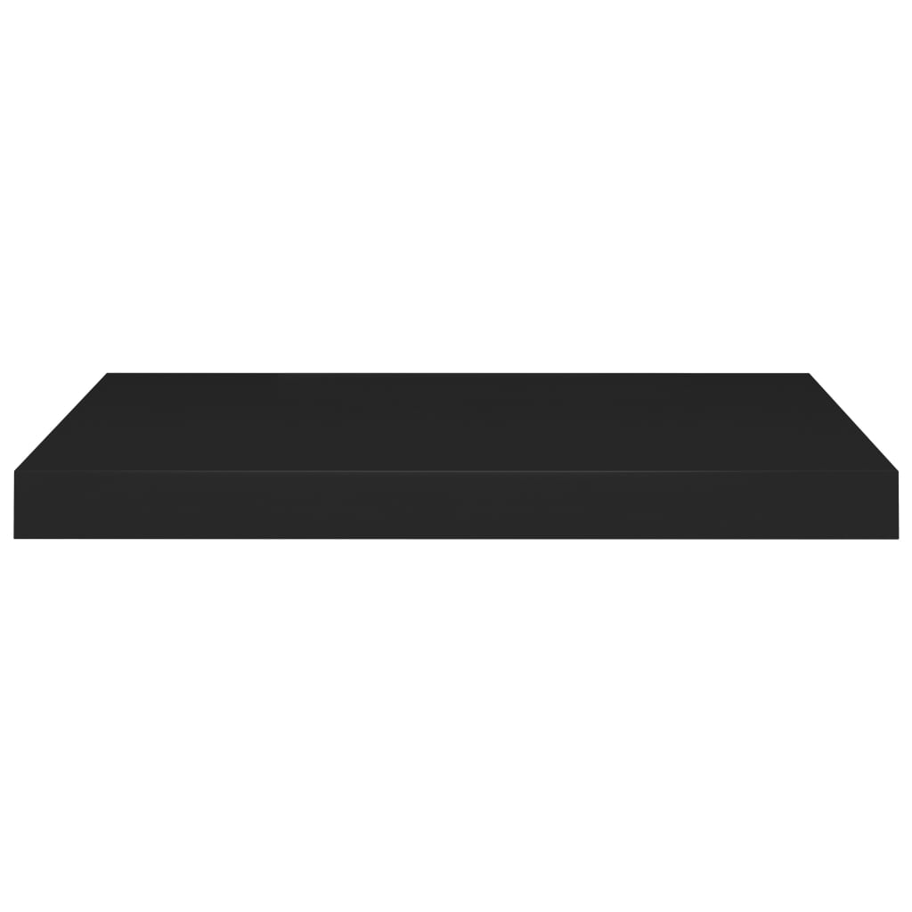 NNEVL Floating Wall Shelves 4 pcs Black 60x23.5x3.8 cm MDF