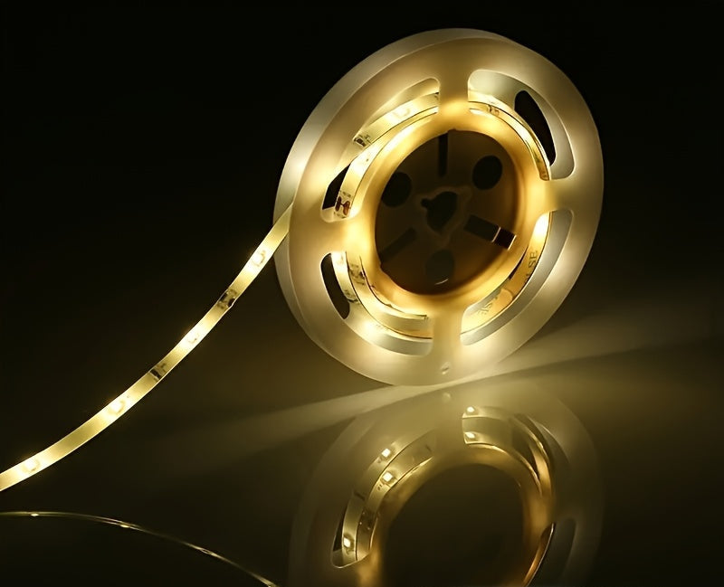 5M USB-Powered Warm White LED Strip Lights with Switch