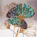 Emerald Leaves Ginkgo Mid-Sized Bead Embroidery Kit by Abris Art AMB-087
