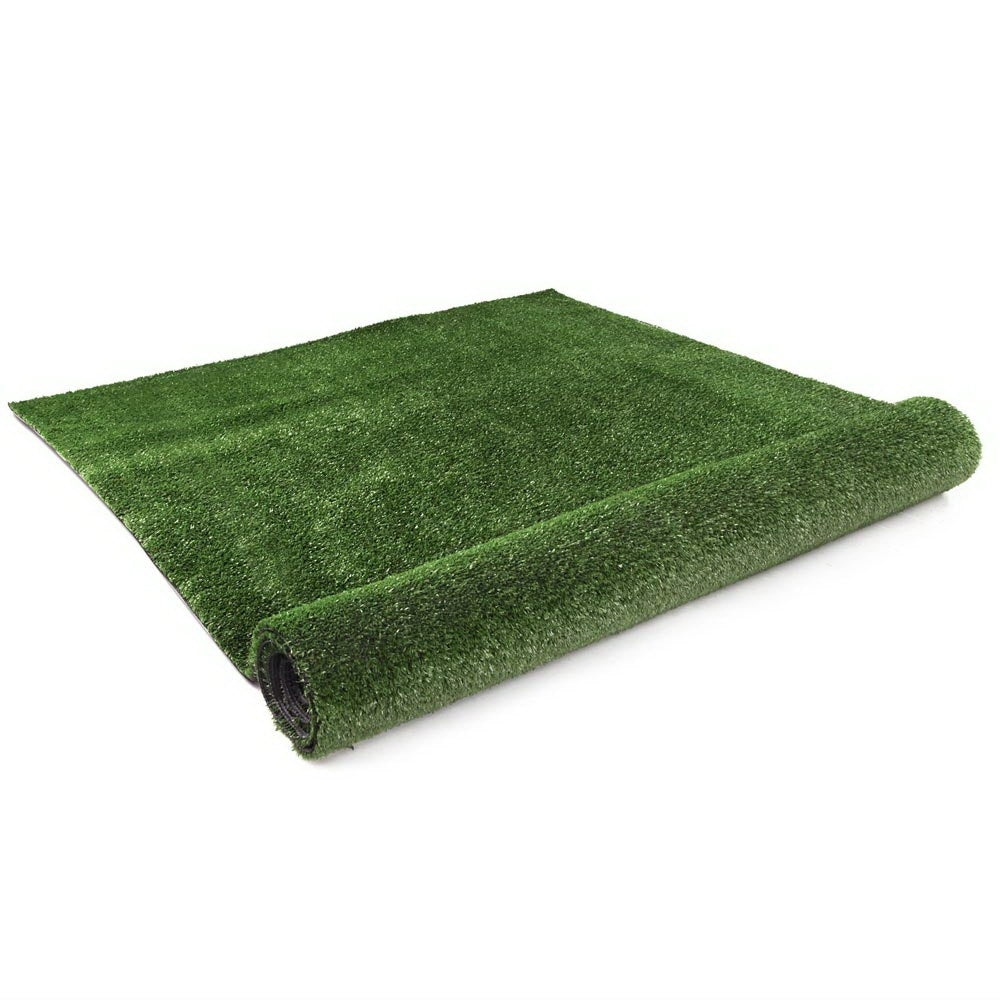 NNEDSZ Synthetic Artificial Grass Fake Turf 2Mx5M Plastic Olive Lawn 10mm