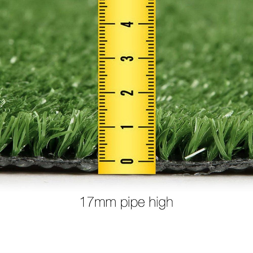 NNEDSZ Synthetic Artificial Grass Fake 2m x 5m Turf Plant Plastic Lawn 17mm