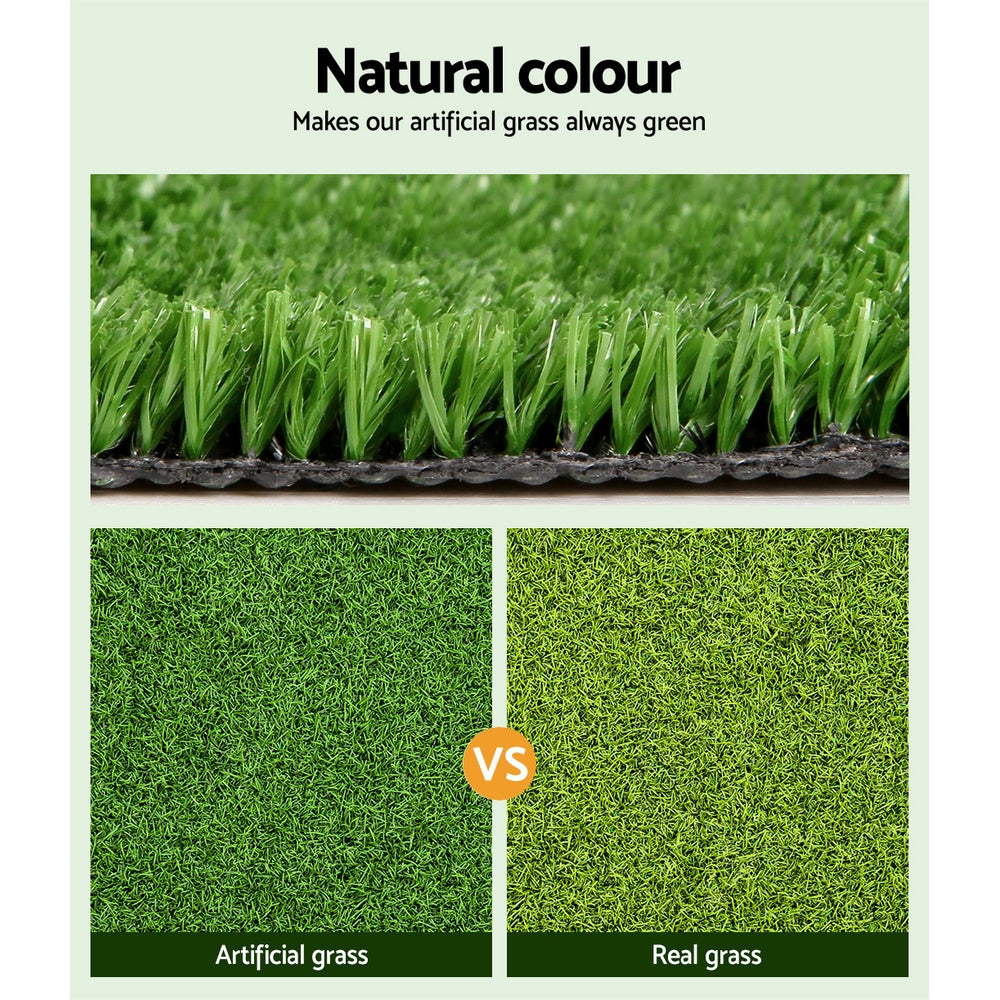 NNEDSZ 2x5m Artificial Grass Synthetic Fake 10SQM Turf Lawn 17mm Tape
