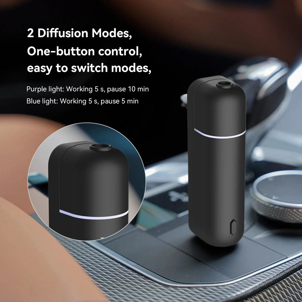 NNEOBA Mini USB Car Aroma Diffuser Scent Air Freshener
