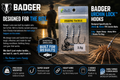 Badger Urchin Lock Hooks