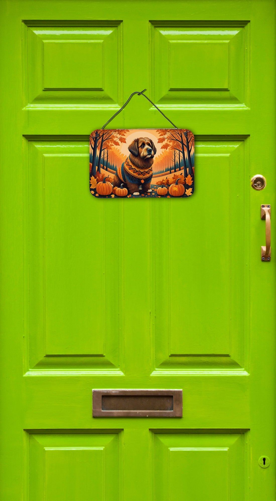 Briard Fall Wall or Door Hanging Prints