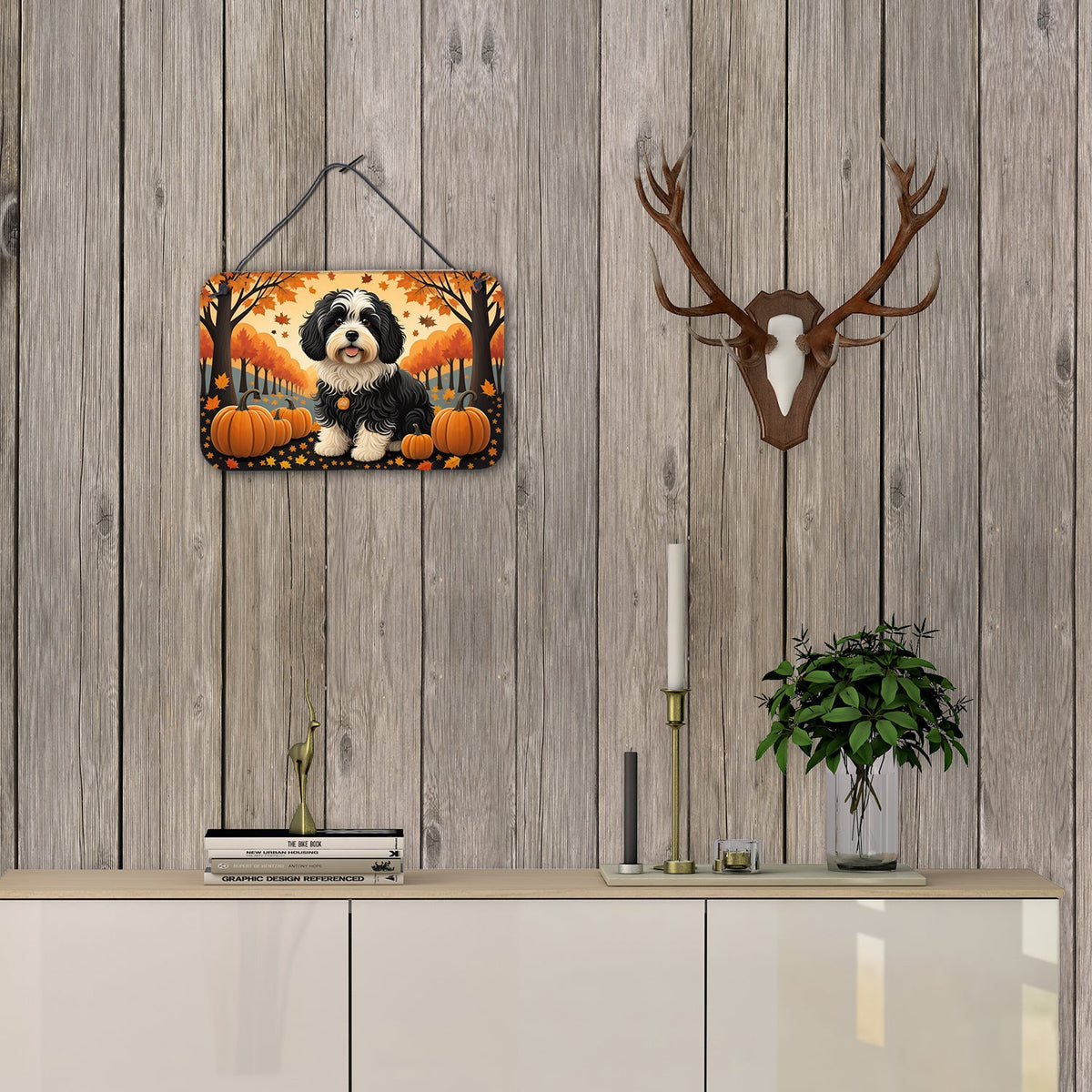 Havanese Fall Wall or Door Hanging Prints
