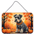 Schnauzer Fall Wall or Door Hanging Prints