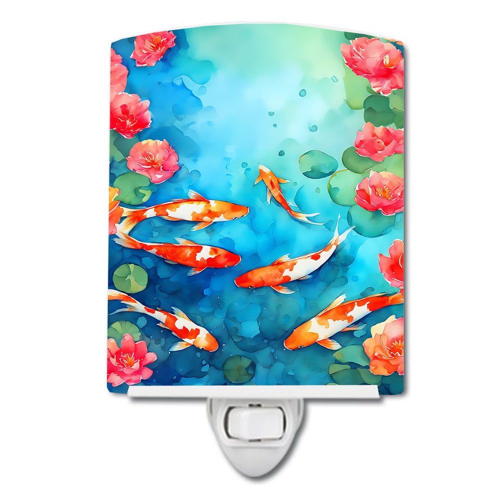 Koi Fish Ceramic Night Light