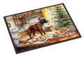 Boxer Christmas Cookies Doormat